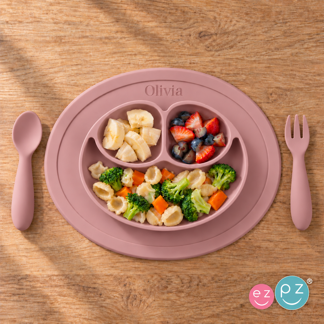 Personalized ezpz Silicone Mini Feeding Set