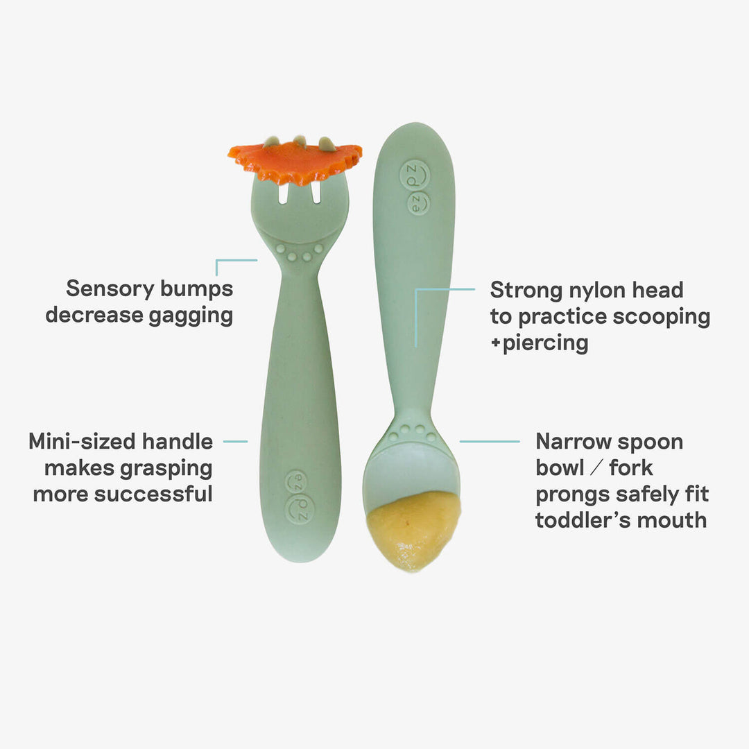 Personalized ezpz Silicone Mini Feeding Set