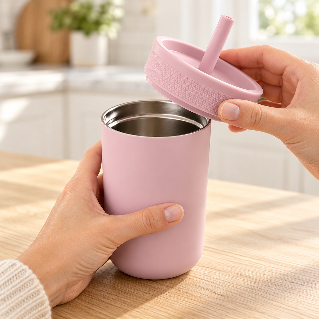Personalized Kids’ Stainless Steel Straw Tumbler